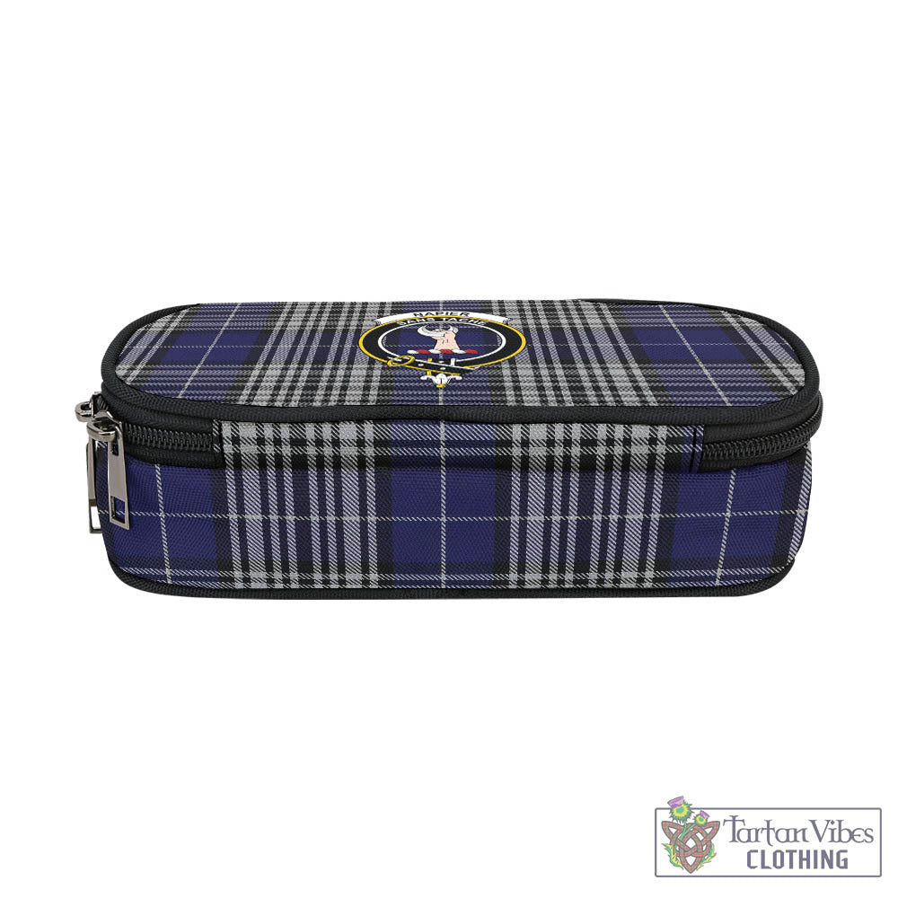 Tartan Vibes Clothing Napier Tartan Pen and Pencil Case with Family Crest