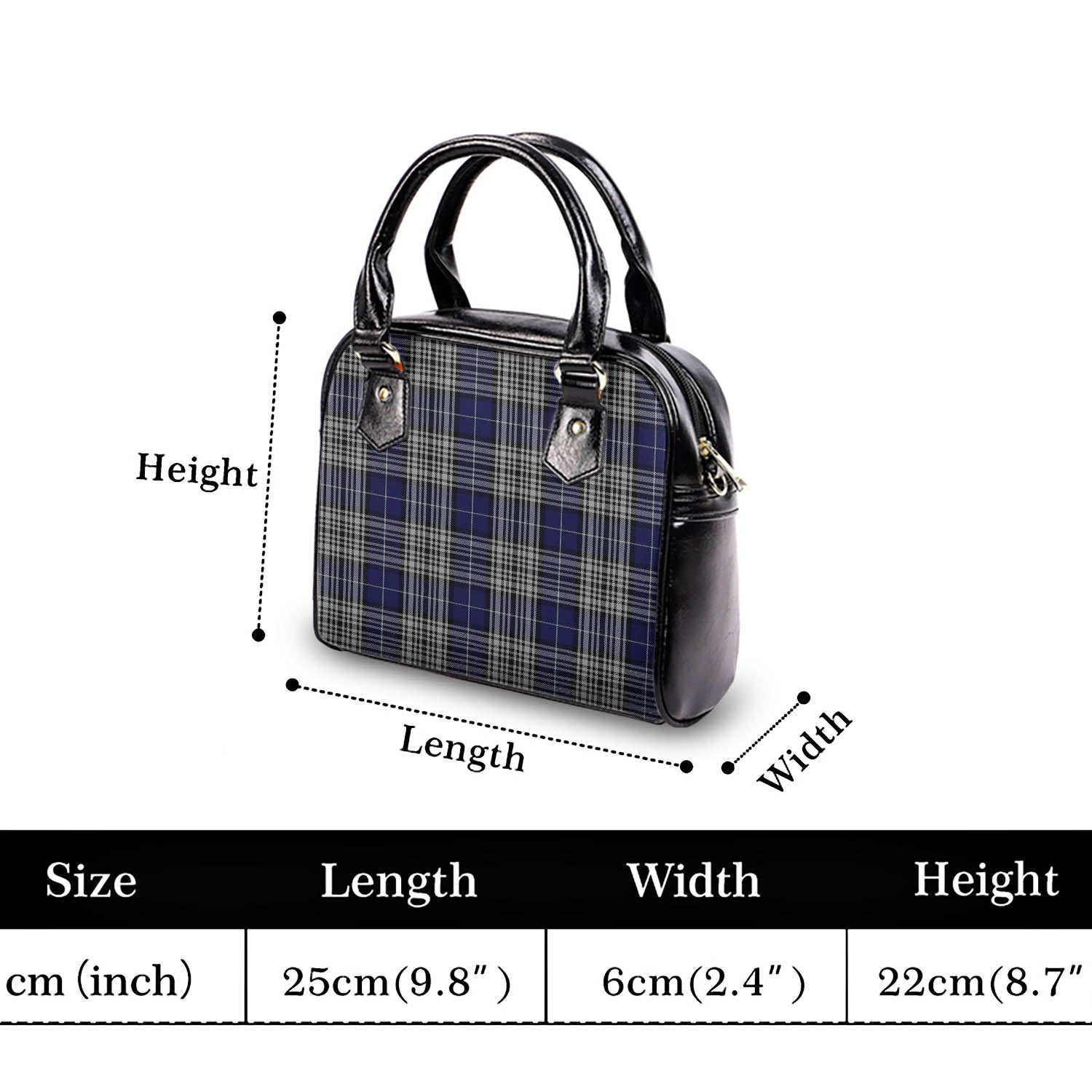 Napier Tartan Shoulder Handbags - Tartanvibesclothing