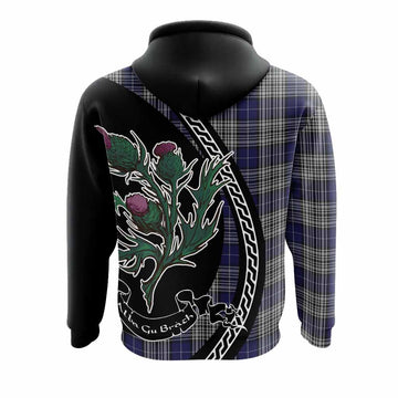 Napier Family Crest Tartan Hoodie Alba Thistle Inspired