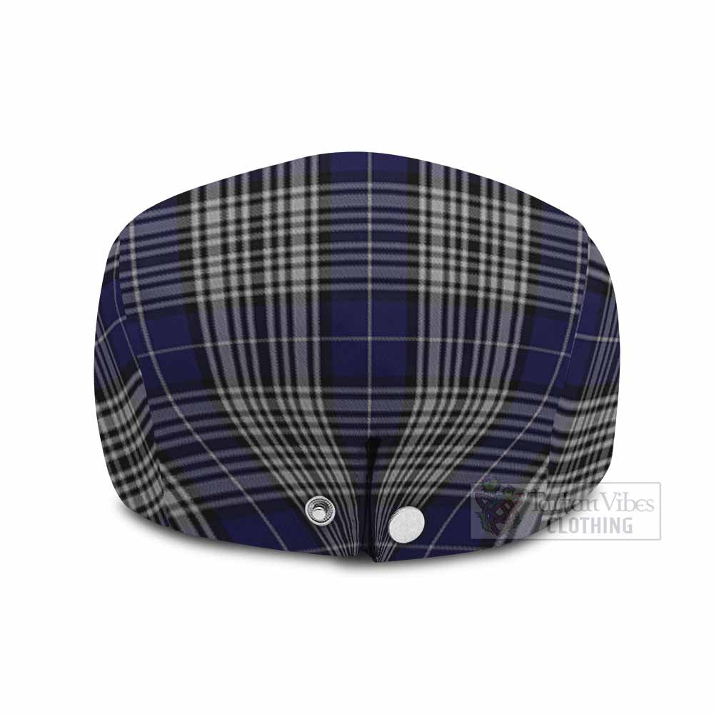 Napier Family Crest Tartan Jeff Cap, Tartan Flat Cap