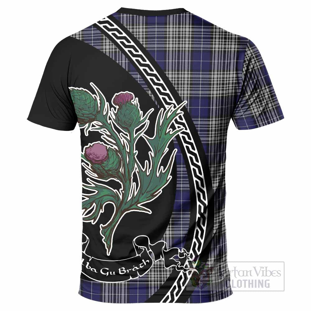 Napier Family Crest Tartan T-Shirt Alba Thistle Inspired - Tartan Vibes Clothing