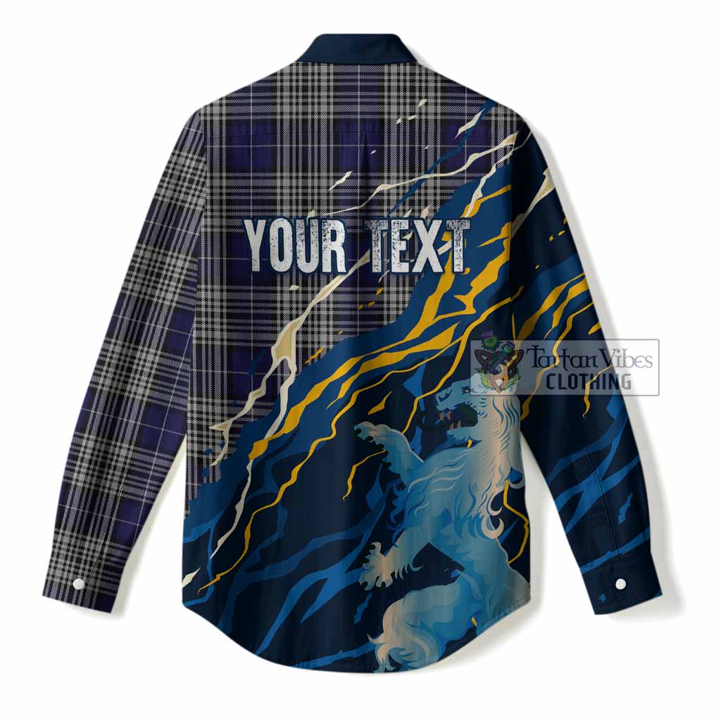 Napier Scotland Tartan Women Casual Shirt WC2026 Football - We'll Be Coming