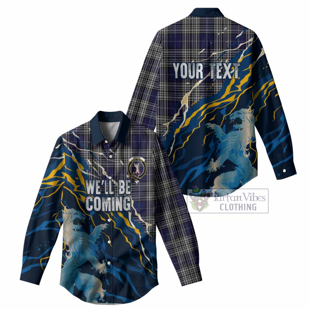Napier Scotland Tartan Women Casual Shirt WC2026 Football - We'll Be Coming