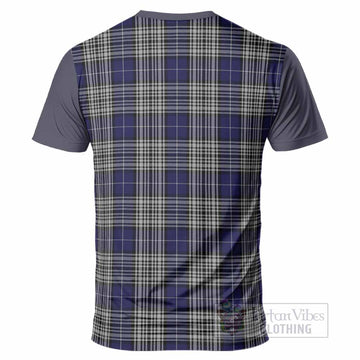 Napier Tartan Accent T-Shirt with Family Crest