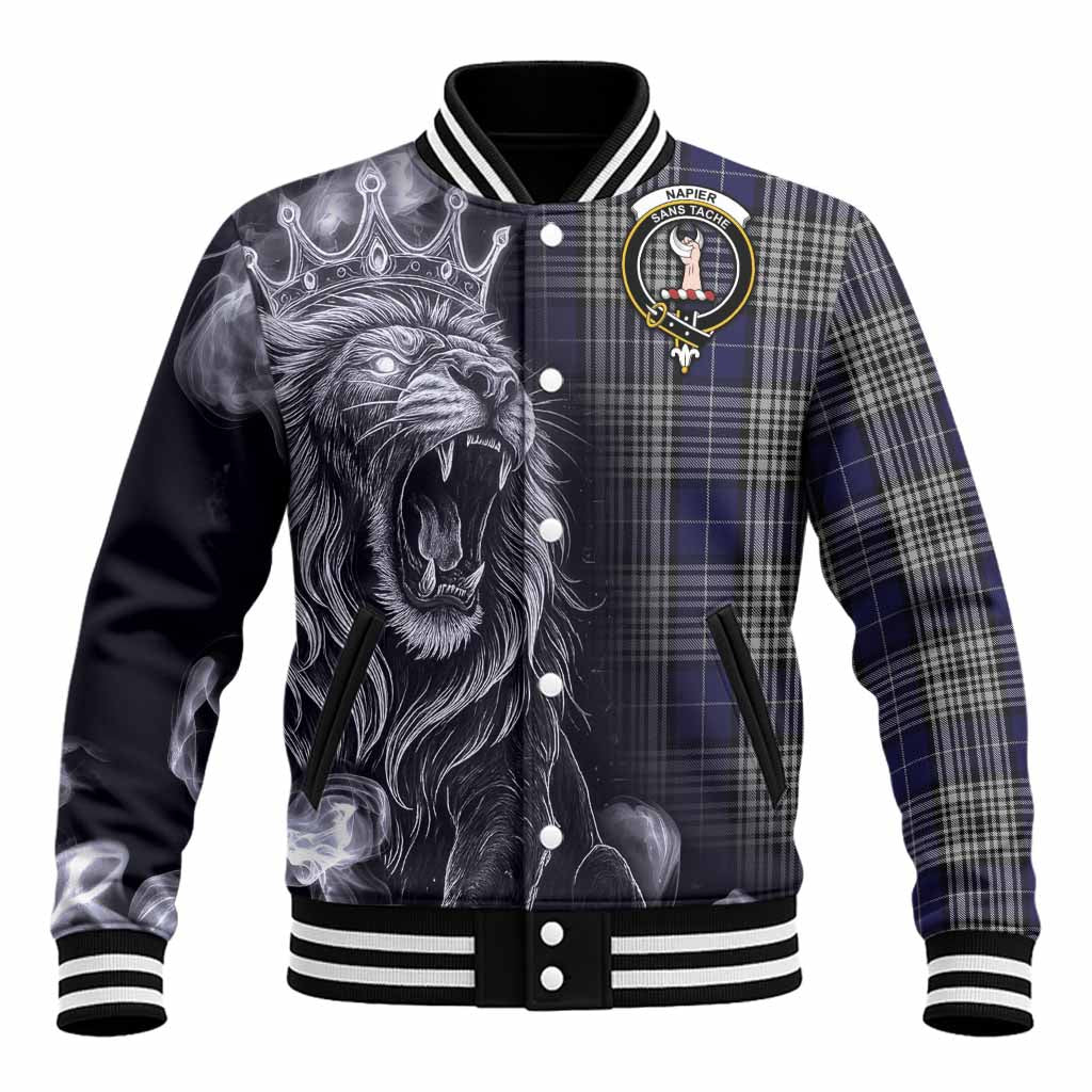 Napier Tartan Baseball Jacket Roaring Lion Heritage