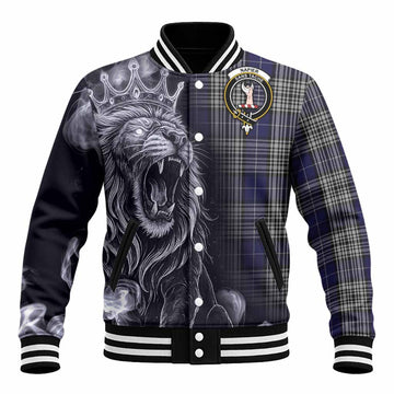 Napier Tartan Baseball Jacket Roaring Lion Heritage