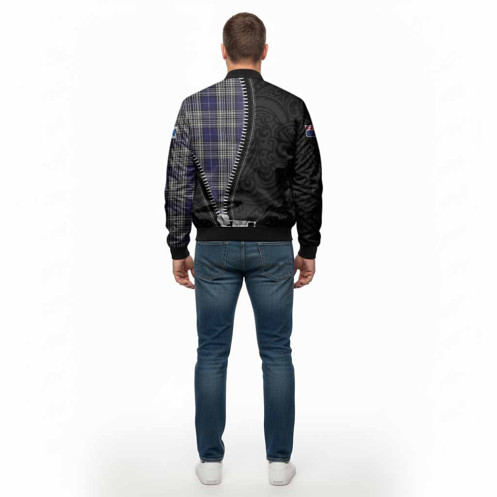 Napier Tartan Bomber Jacket New Zealand Pattern Unique Zipper Stylized