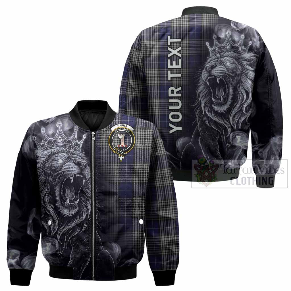 Napier Tartan Bomber Jacket Roaring Lion Heritage