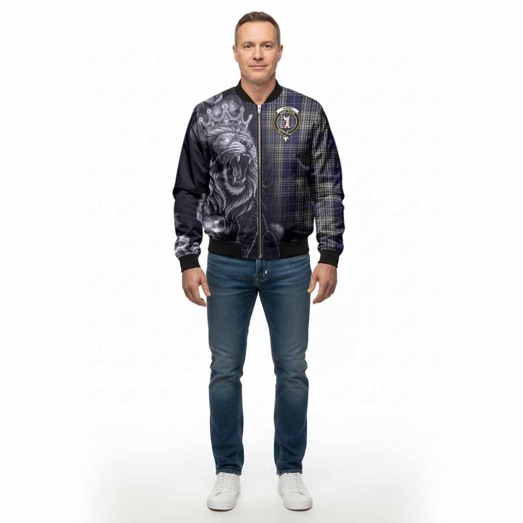 Napier Tartan Bomber Jacket Roaring Lion Heritage