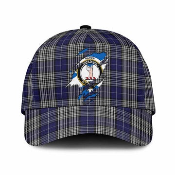 Napier Tartan Classic Cap with Family Crest In Me Style