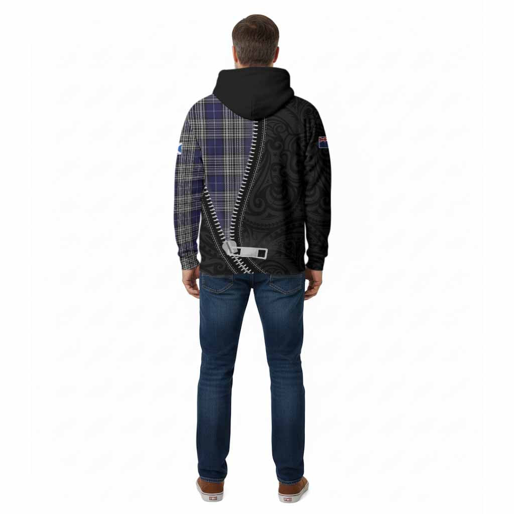 Napier Tartan Cotton Hoodie New Zealand Pattern Unique Zipper Stylized