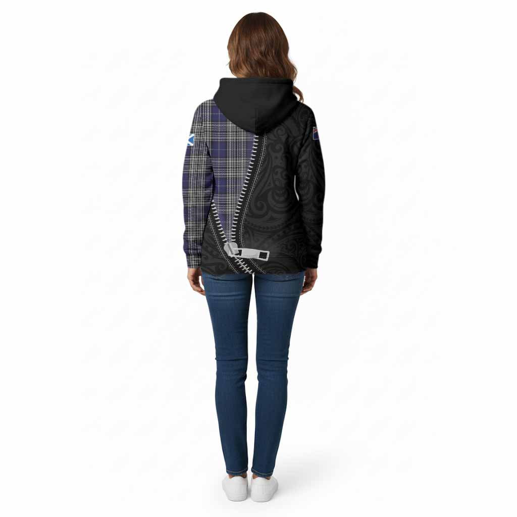 Napier Tartan Cotton Hoodie New Zealand Pattern Unique Zipper Stylized