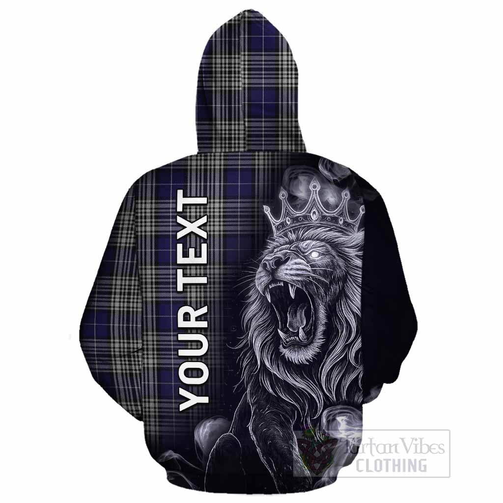 Napier Tartan Cotton Hoodie Roaring Lion Heritage