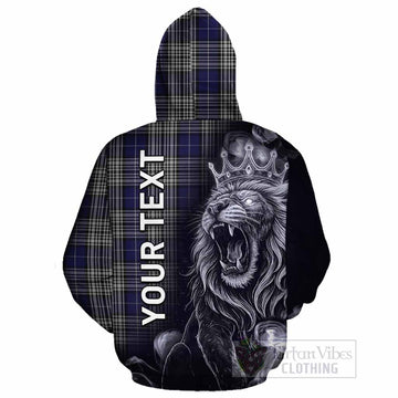 Napier Tartan Cotton Hoodie Roaring Lion Heritage