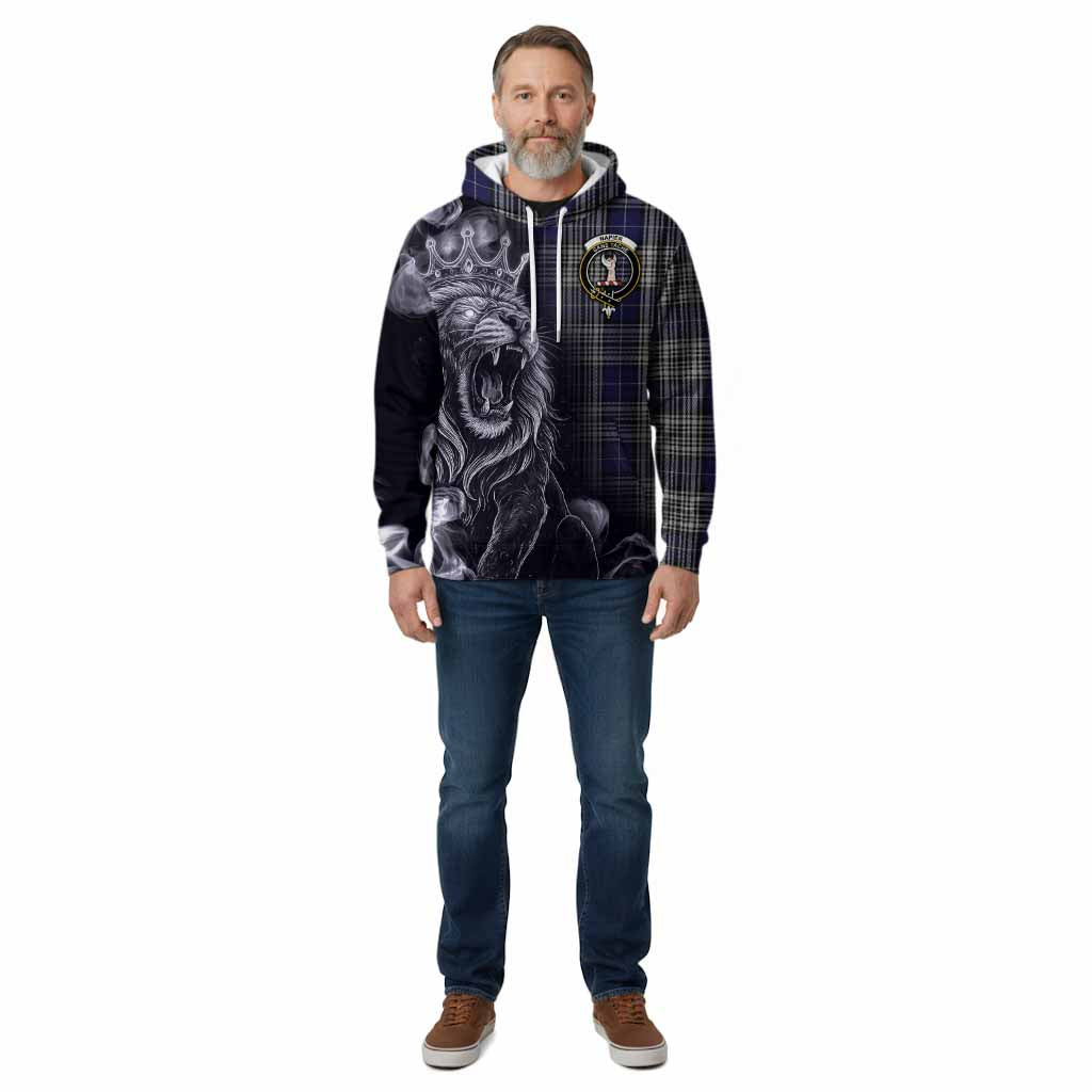 Napier Tartan Cotton Hoodie Roaring Lion Heritage