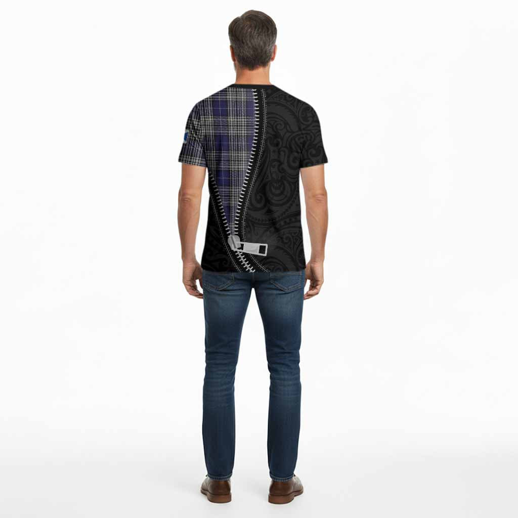 Napier Tartan Cotton T-shirt New Zealand Pattern Unique Zipper Stylized