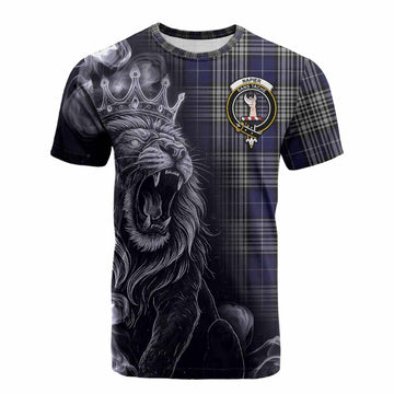 Napier Tartan Cotton T-shirt Roaring Lion Heritage