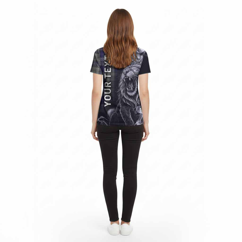 Napier Tartan Cotton T-shirt Roaring Lion Heritage