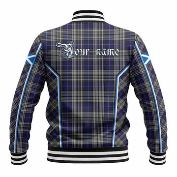 Napier Tartan Crest Baseball Jacket Scotland Coat of Arm Flag Style - Tartan Vibes Clothing