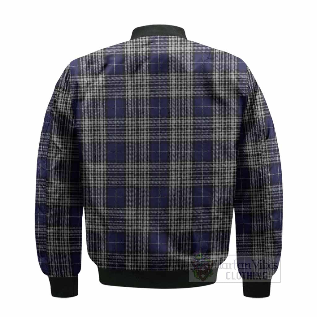 Napier Tartan Crest Bomber Jacket Ferocious Lion Style