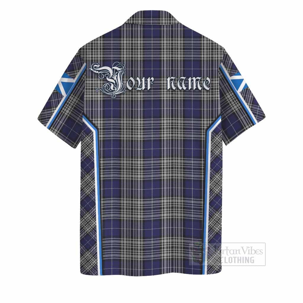 Napier Tartan Crest Hawaiian Shirt Scotland Coat of Arm Flag Style - Tartan Vibes Clothing