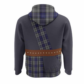 Napier Tartan Crest Hoodie Kilt Costume Style