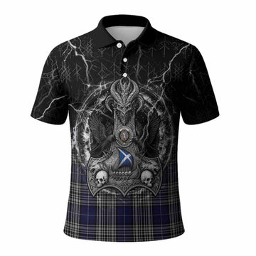 Napier Tartan Crest Polo Shirt Celtic Odin's Raven Legacy