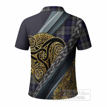 Napier Tartan Crest Polo Shirt Scottish Triskele Celtic