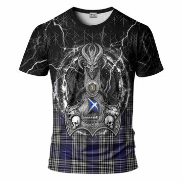 Napier Tartan Crest T-Shirt Celtic Odin's Raven Legacy