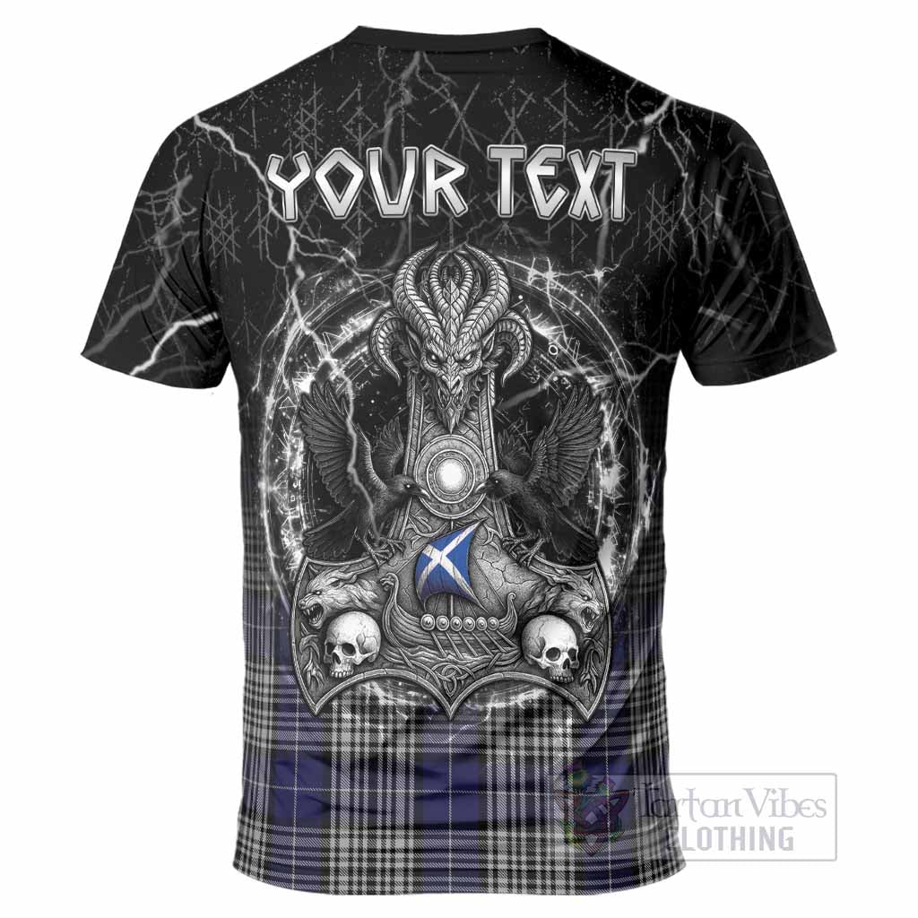 Napier Tartan Crest T-Shirt Celtic Odin's Raven Legacy
