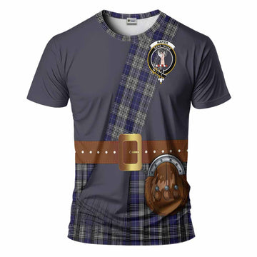 Napier Tartan Crest T-Shirt Kilt Costume Style
