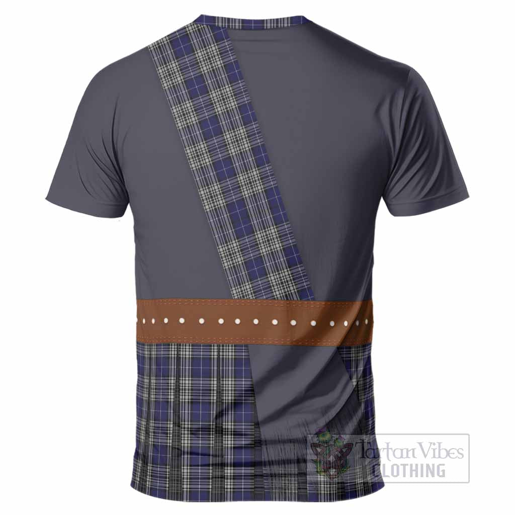 Napier Tartan Crest T-Shirt Kilt Costume Style