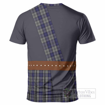 Napier Tartan Crest T-Shirt Kilt Costume Style
