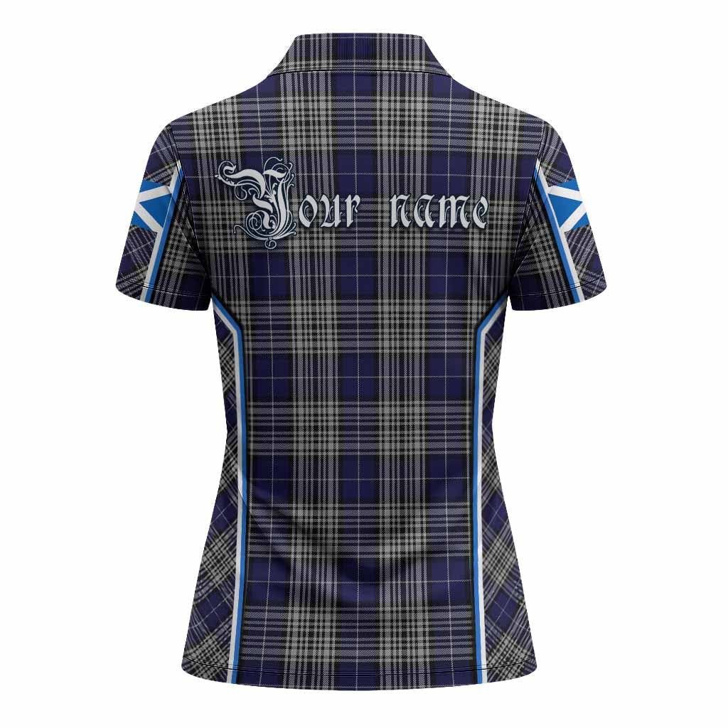 Napier Tartan Crest Women's Polo Shirt Scotland Coat of Arm Flag Style - Tartan Vibes Clothing