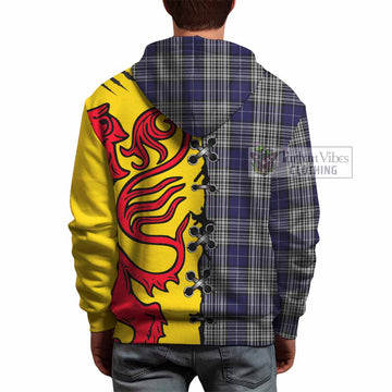 Napier Tartan Family Crest Hoodie Lion Rampant Honor