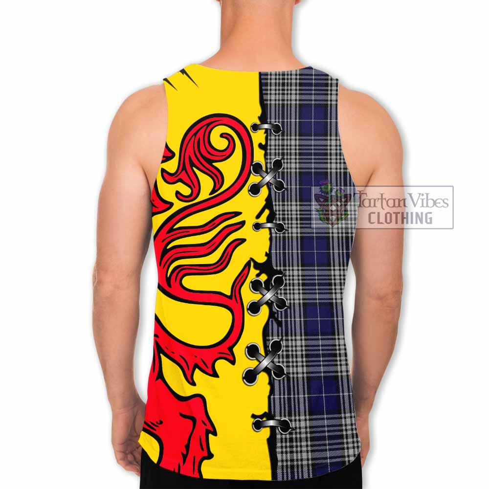 Napier Tartan Family Crest Men Tank Top Lion Rampant Honor - Tartan Vibes Clothing