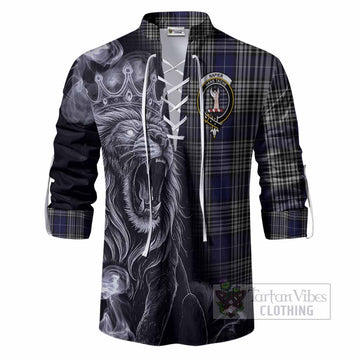 Napier Tartan Ghillie Shirt Roaring Lion Heritage