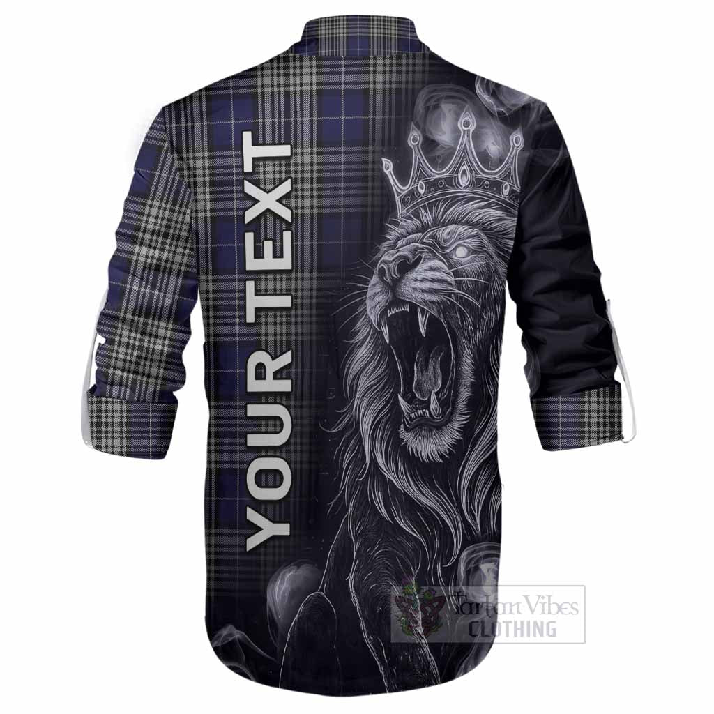 Napier Tartan Ghillie Shirt Roaring Lion Heritage