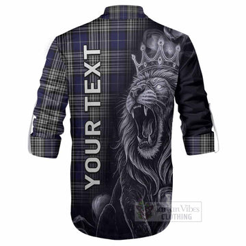 Napier Tartan Ghillie Shirt Roaring Lion Heritage