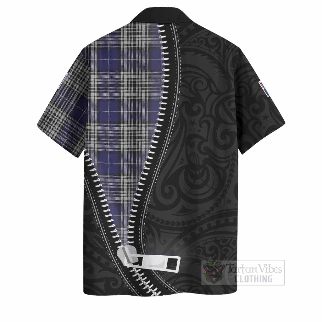 Napier Tartan Hawaiian Shirt New Zealand Pattern Unique Zipper Stylized