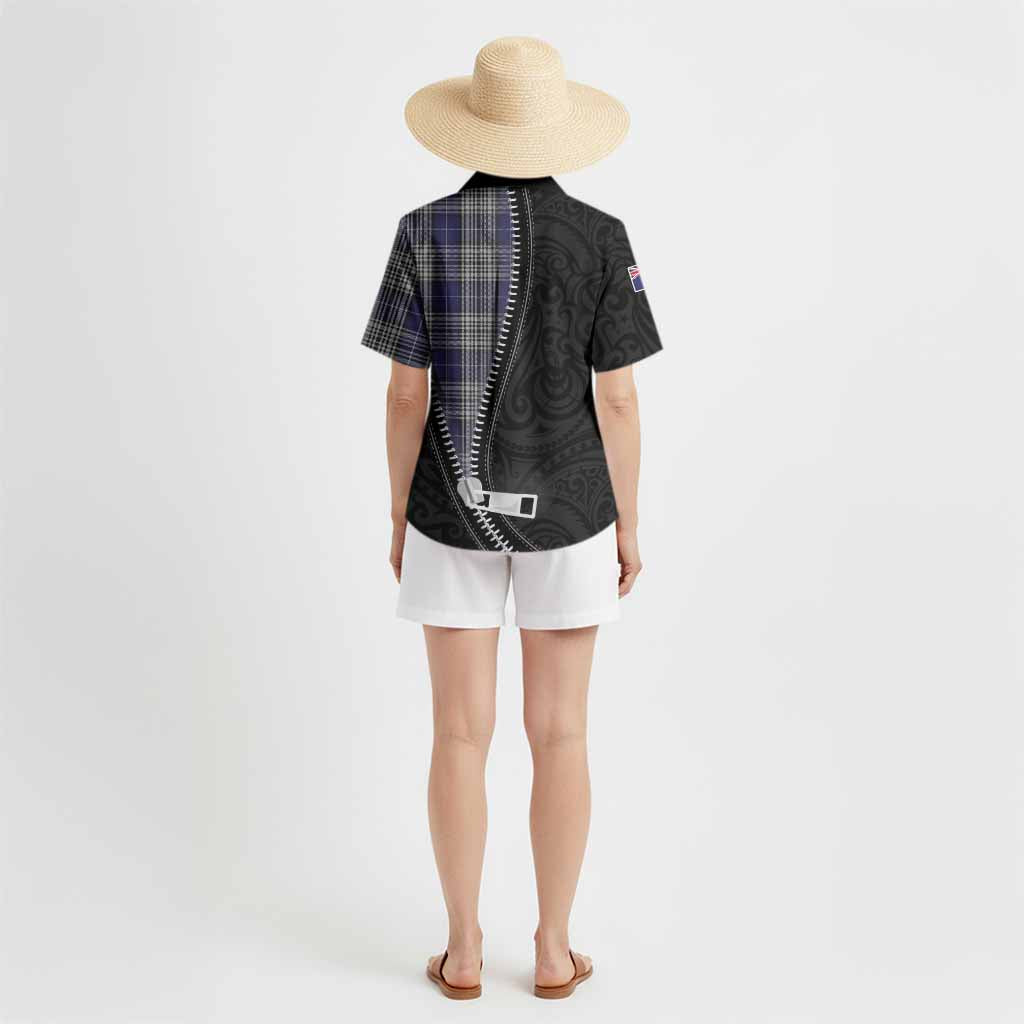 Napier Tartan Hawaiian Shirt New Zealand Pattern Unique Zipper Stylized