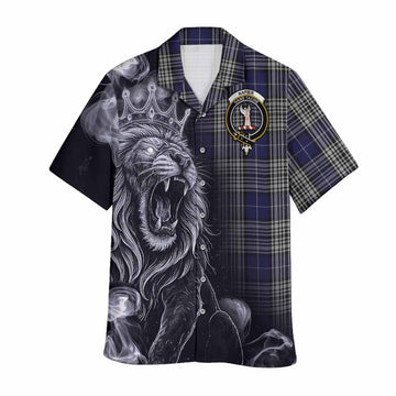 Napier Tartan Hawaiian Shirt Roaring Lion Heritage