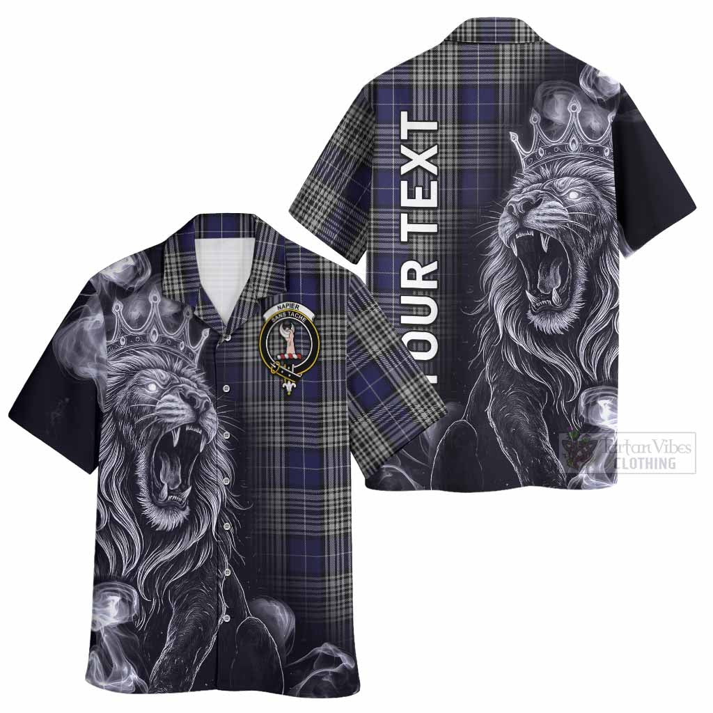 Napier Tartan Hawaiian Shirt Roaring Lion Heritage