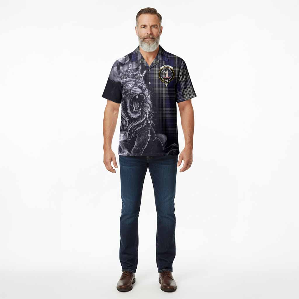 Napier Tartan Hawaiian Shirt Roaring Lion Heritage