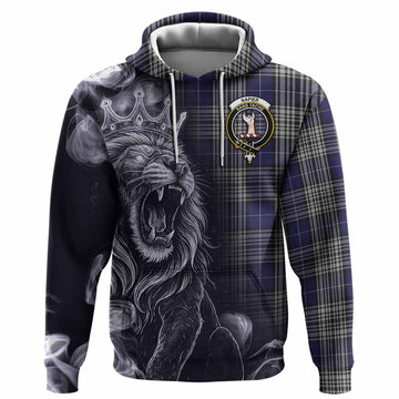 Napier Tartan Hoodie Roaring Lion Heritage