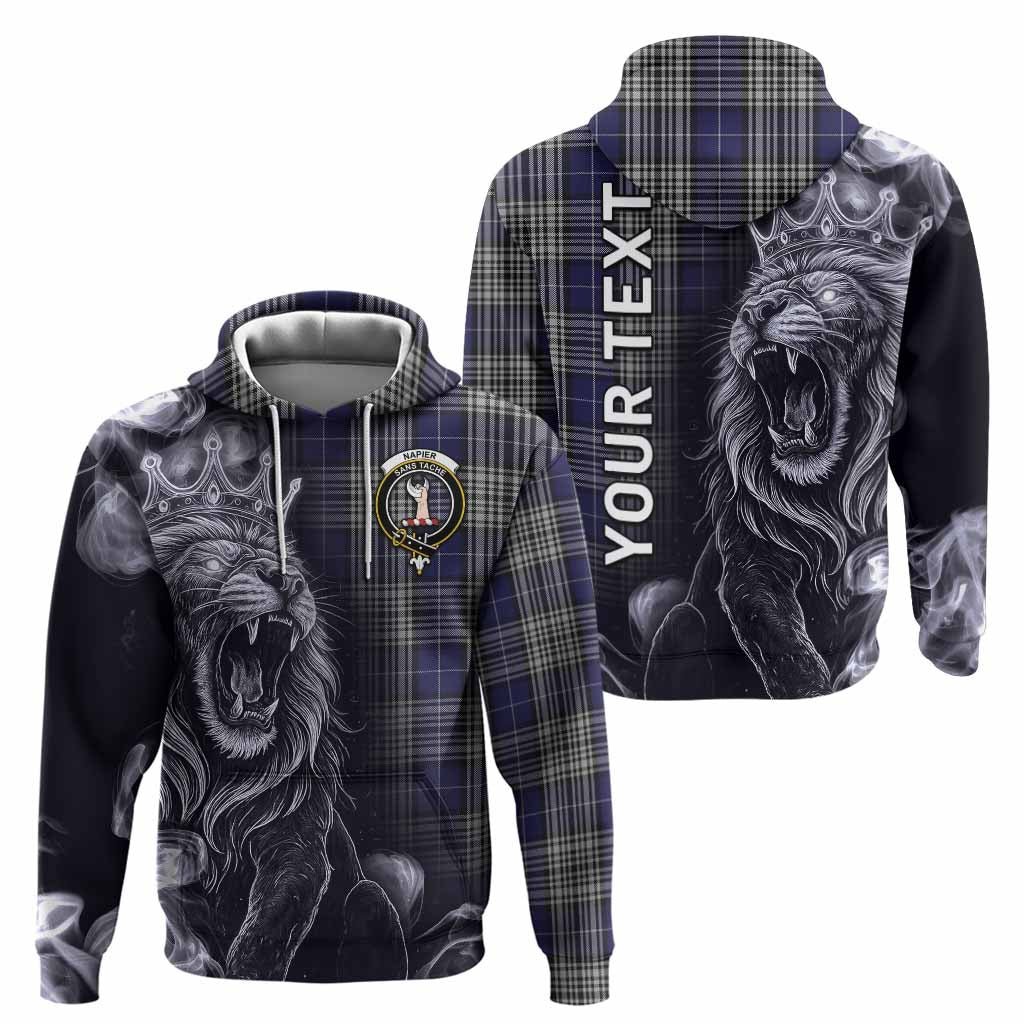 Napier Tartan Hoodie Roaring Lion Heritage