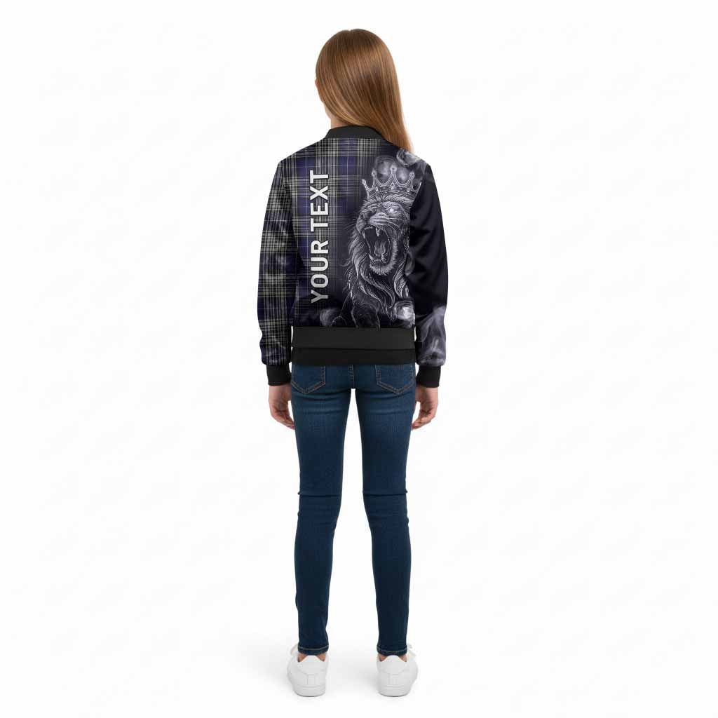 Napier Tartan Kid Bomber Jacket Roaring Lion Heritage