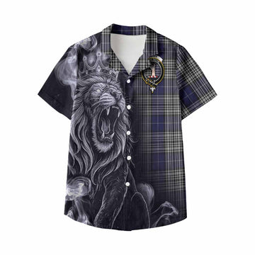Napier Tartan Kid Hawaiian Shirt Roaring Lion Heritage