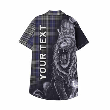 Napier Tartan Kid Hawaiian Shirt Roaring Lion Heritage