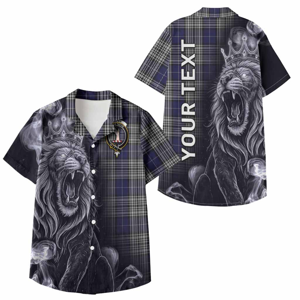Napier Tartan Kid Hawaiian Shirt Roaring Lion Heritage